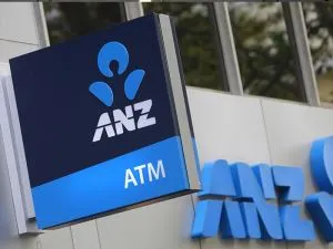 ANZ銀行のサイネージ
